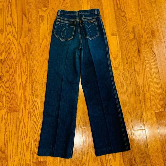 Vintage Calvin Klein Deadstock Denim Blue Jeans Women’s Made In USA NEW 60s 70s - Picture 3 of 16